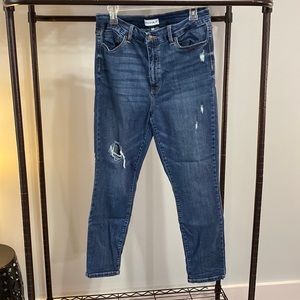 Studio Blue Distressed Skinny Jeans